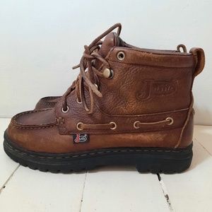 Justin Boots Lace Up Boots for Women 
